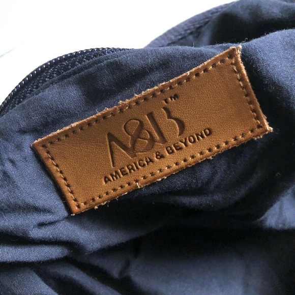 America & Beyond Blue Floral Embroidered Tote - Picture 9 of 12